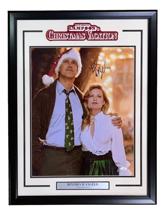 Beverly D'Angelo Signed Framed 16x20 Christmas Vacation Photo JSA Hologram Sports Integrity