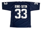 Dani Dennis-Sutton Penn State Signed Blue Football Jersey We Are JSA QR Holo