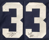 Dani Dennis-Sutton Penn State Signed Blue Football Jersey We Are JSA QR Holo