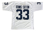 Dani Dennis-Sutton Penn State Signed White Football Jersey We Are JSA