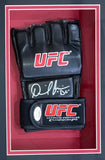 Daniel Cormier Signed UFC Glove DC Insc 16x22 Shadowbox JSA ITP