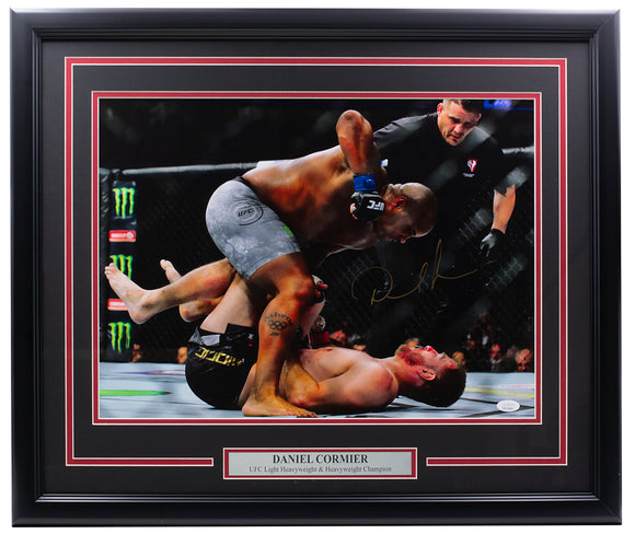 Daniel Cormier Signed Framed UFC 16x20 Photo JSA ITP Sports Integrity