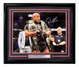 Daniel Cormier Signed Framed 16x20 UFC Photo JSA QR