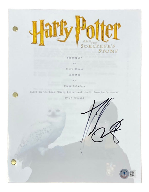 Daniel Radcliffe Signed Harry Potter And The Sorcerer's Stone Movie Script BAS
