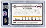 2024 Topps Chrome X-Fractor #201 Jayden Daniels Rookie Card PSA Gem MT 10