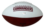 Jayden Daniels Signed Washington Commanders Logo Football Fanatics w/ Case