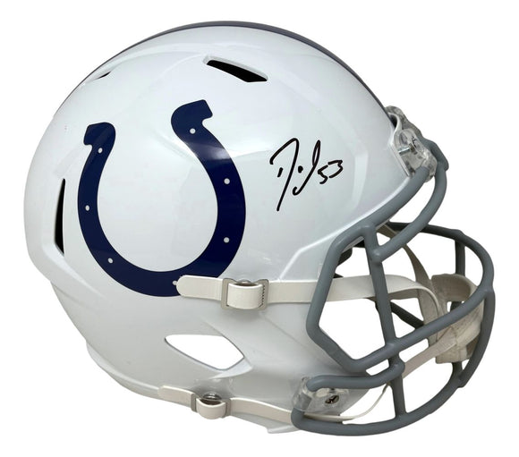 Darius Leonard Signed Indianapolis Colts Full Size Replica Speed Helmet Fanatics
