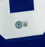 Darius Leonard Signed Custom Blue Pro Style Football Jersey BAS ITP Sports Integrity