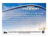 Darryl Strawberry Signed 2018 Topps #LL-6 Oversized Trading Card w/ 3 Insc BAS