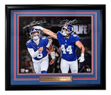 Jaxson Dart Cam Skattebo Signed Framed 16x20 New York Giants Photo Fanatics