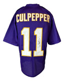 Daunte Culpepper Minnesota Signed Purple Football Jersey 2 JSA ITP