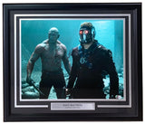 Sports Integrity Batista Dave Bautista Signed Framed 16x20 Drax Photo from Guardians of the Galaxy, BAS authenticated.