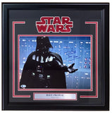 Dave Prowse Signed Framed 11x14 Star Wars Darth Vader Photo BAS