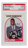 Dave Robinson 1989 Hoops #138 Spurs Rookie Basketball Card PSA Mint 9