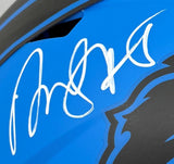 David Montgomery Signed Detroit Lions FS Rave Replica Speed Helmet Fanatics