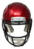David Montgomery Signed Houston Texans Full Size Red Authentic Speed Helmet BAS