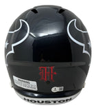 David Montgomery Signed Houston Texans Full Size Replica Speed Helmet BAS