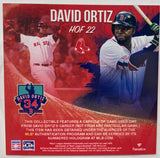 David Ortiz Boston Red Sox Crystal Baseball w/ Game Used Dirt Sports Integrity