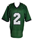 David Akers Philadelphia Signed Green Football Jersey JSA ITP - Sports Integrity