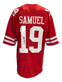 Deebo Samuel Signed Custom Red Pro-Style Football Jersey PSA Hologram Sports Integrity