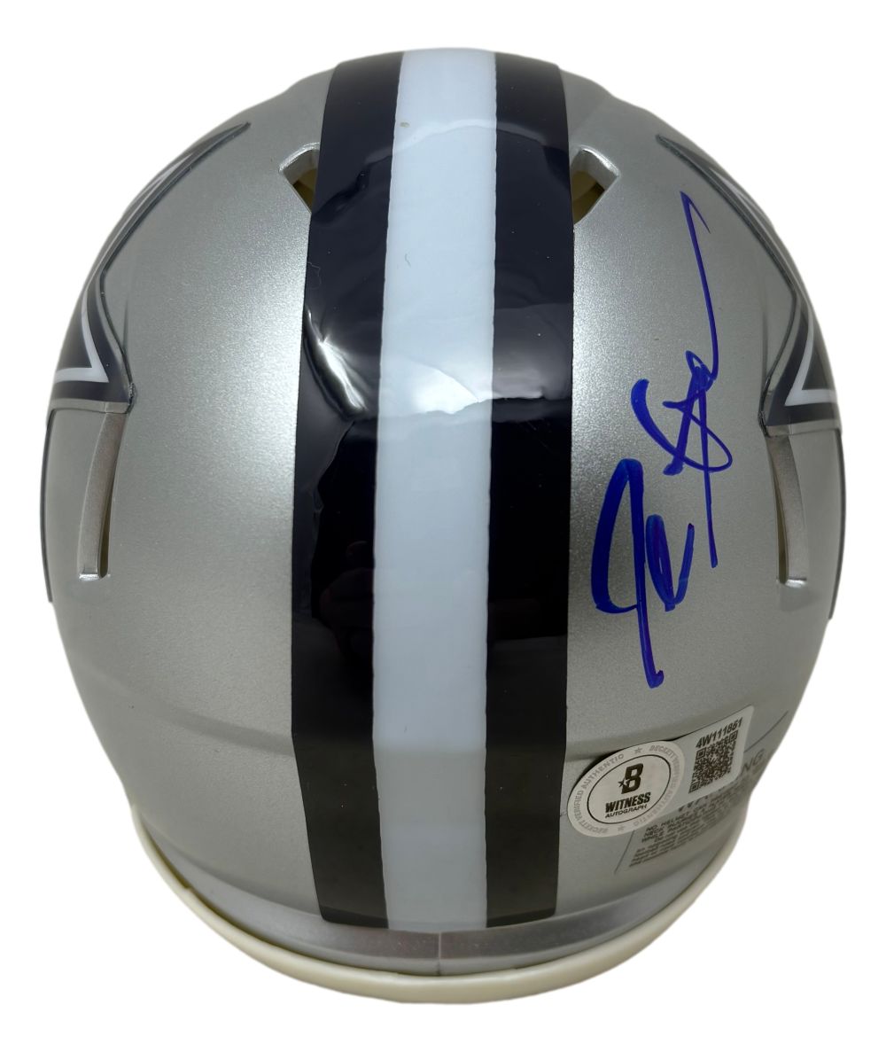 Deion Sanders Signed Dallas Cowboys Mini Speed Helmet BAS – Sports ...