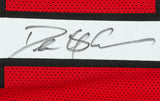Deion Sanders Signed Custom Red Pro Style Football Jersey BAS ITP Sports Integrity
