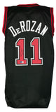 DeMar DeRozan Signed Custom Black Basketball Jersey BAS
