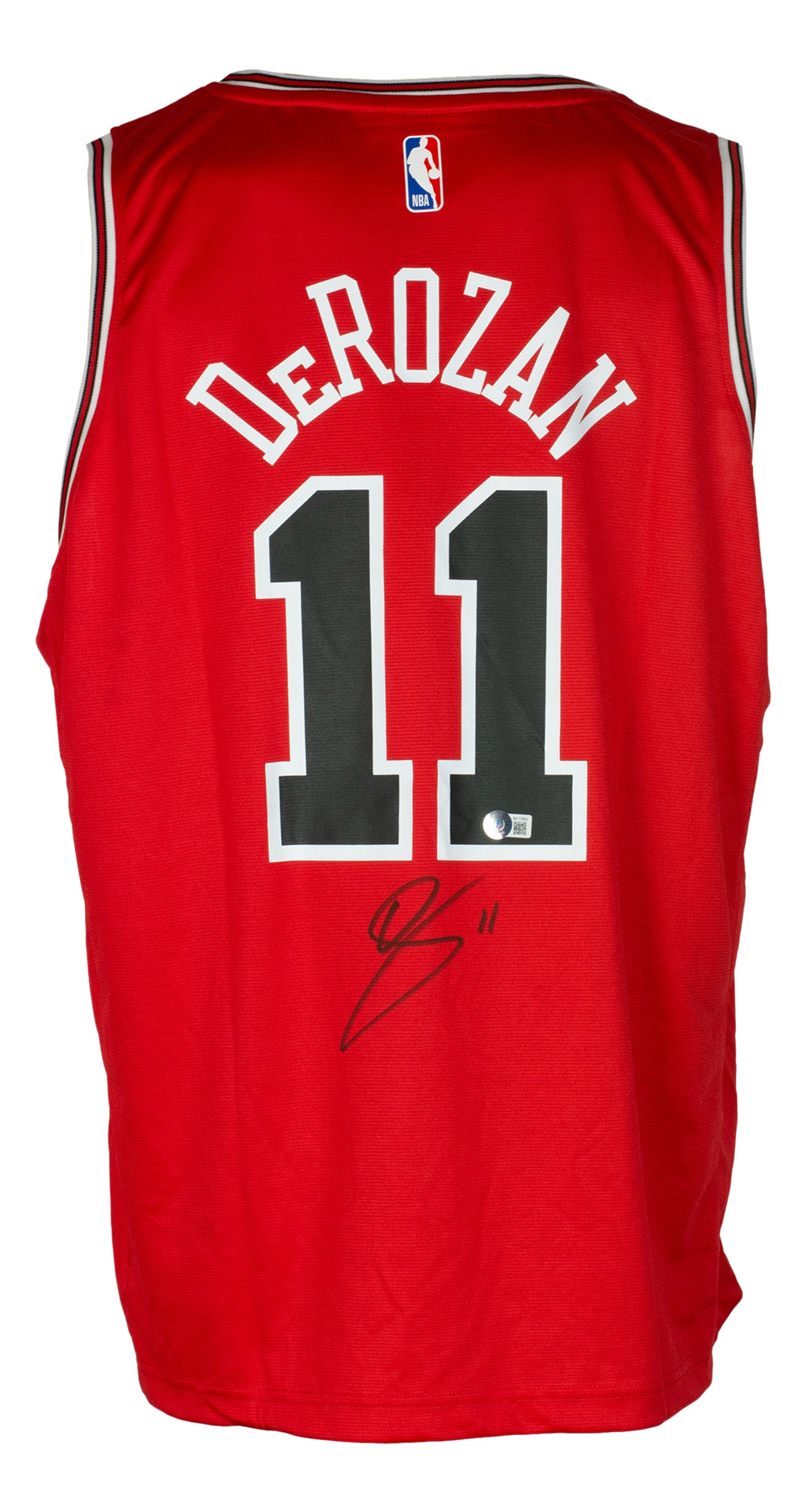 DeMar DeRozan Signed Chicago Bulls Red Fanatics Basketball Jersey