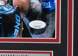 Demetrious Mighty Mouse Johnson Signed Framed 8x10 UFC Photo JSA Sports Integrity