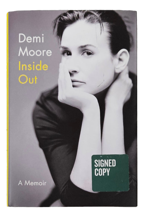 Demi Moore Signed Inside Out A Memoir Hardcover Book JSA