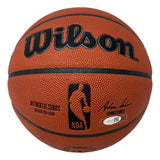Dennis Rodman Chicago Bulls Signed NBA Wilson I/O Basketball JSA QR