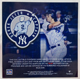 Derek Jeter New York Yankees Crystal Baseball w/ Final Season Game Used Dirt Sports Integrity