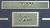 Derek Jeter Framed 8x10 Yankees vs Red Sox Photo w/ Laser Engraved Signature
