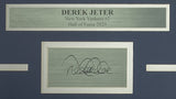Derek Jeter Framed 8x10 Yankees Rivera Farewell Photo w/Laser Engraved Signature Sports Integrity