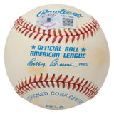 Derek Jeter New York Yankees Signed American League Baseball BAS LOA 466