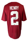 Derrick Henry Signed Alabama Crimson Tide Nike Replica Jersey Fanatics
