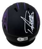Derrick Henry Signed Baltimore Ravens Eclipse Mini Speed Helmet BAS