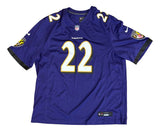 Derrick Henry Signed Baltimore Ravens Nike Game Replica Jersey BAS
