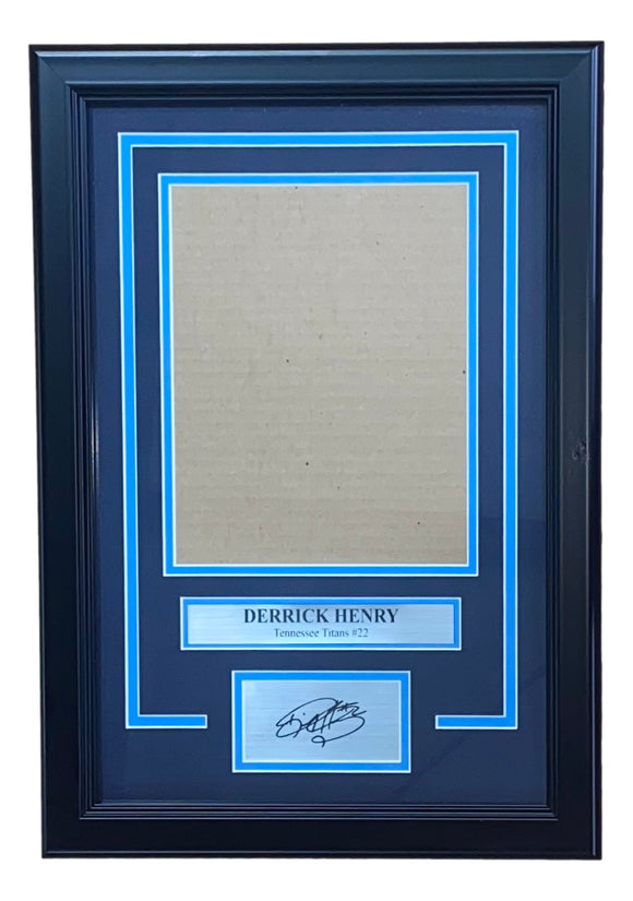 Derrick Henry 8x10 Vertical Photo Laser Engraved Signature Frame Kit Sports Integrity
