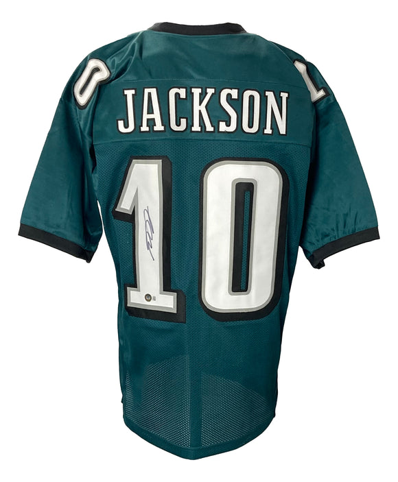 DeSean Jackson Signed Custom Green Pro-Style Football Jersey BAS ITP Sports Integrity