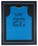 Desmond Bane Memphis Signed Framed Custom Blue Basketball Jersey JSA