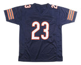 Devin Hester Chicago Signed Navy Blue Football Jersey HOF 24 Inscribed BAS