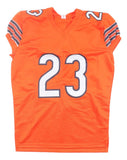 Devin Hester Chicago Signed Orange Pro-Cut Football Jersey BAS