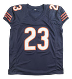 Devin Hester Chicago Signed Navy Blue Pro-Cut Football Jersey BAS
