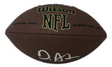 De'Von Achane Miami Dolphins Signed Wilson Super Grip Football BAS