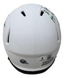 Devonta Smith Signed Eagles Lunar Eclipse Mini Speed Helmet Fly Eagles BAS