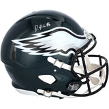 Devonta Smith Signed Eagles Super Bowl 59 FS Replica Speed Helmet Fanatics