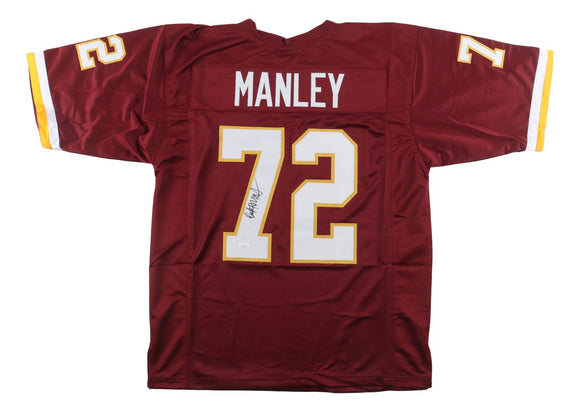 Dexter Manley Washington Signed Burgundy Football Jersey JSA