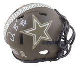 Dez Bryant Signed Dallas Cowboys Salute To Service Mini Speed Helmet 2 BAS
