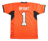 Dez Bryant Oklahoma State Signed Orange Football Jersey BAS